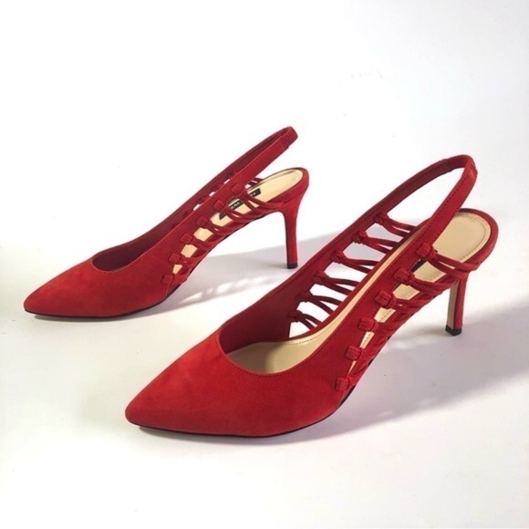 Nine West Milia Slingback Side Cutout Pump - Picture 4 of 15